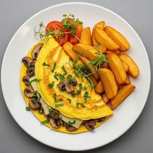 Mushroom Omelette 